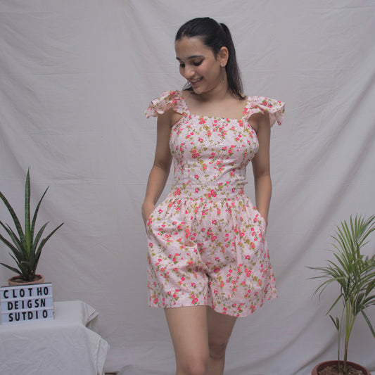 FLORAL PRINT PLAYSUIT